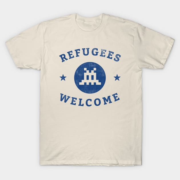 Refugees Welcome! T-Shirt by sebisghosts